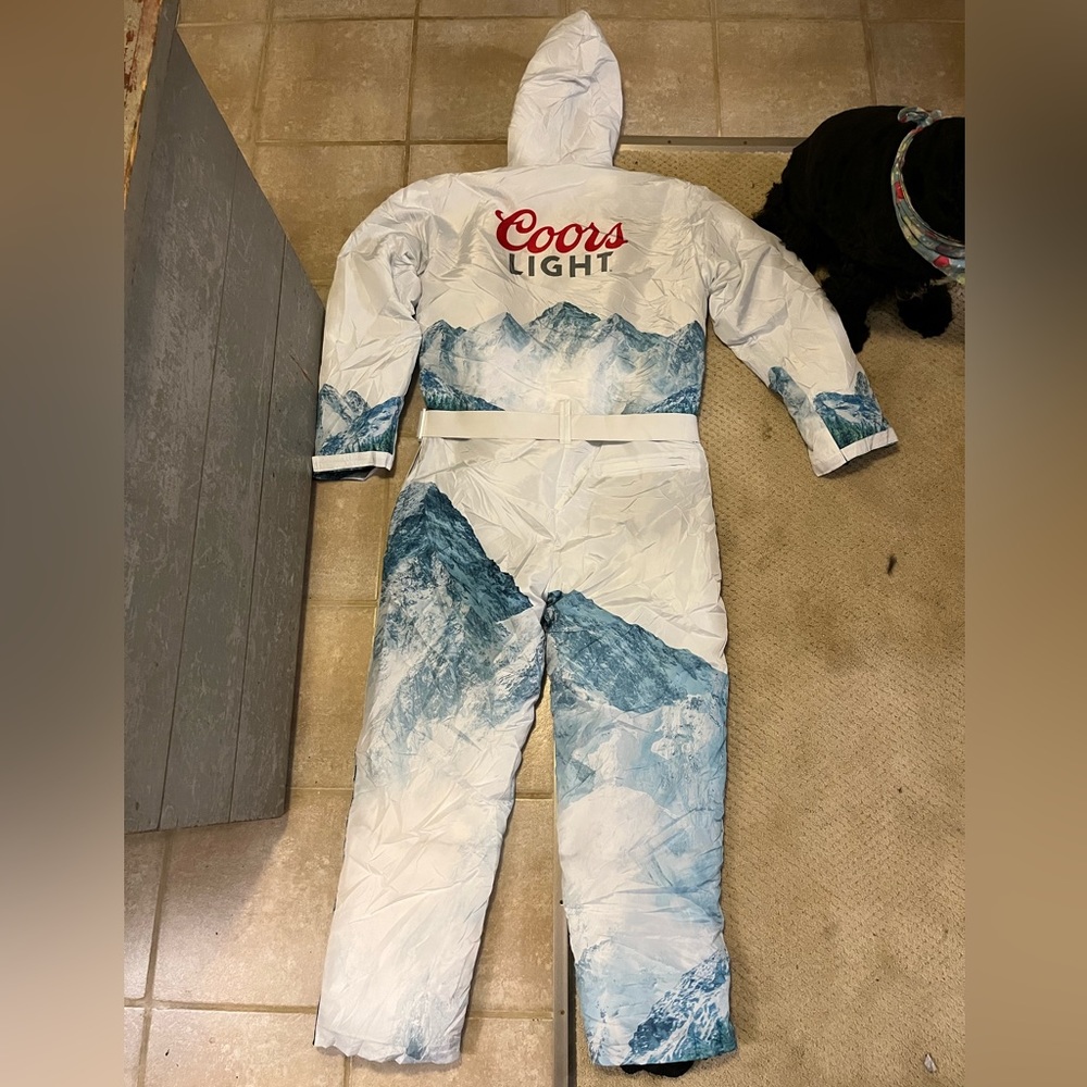 RARE official CoorsLight prize Snowsuit not available anywhere else.